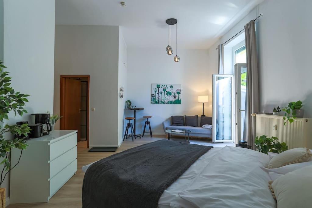 Cozy-Livings Altbau Mit Terrasse Und Kueche Am Stadtpark Bad Nauheim Exteriör bild