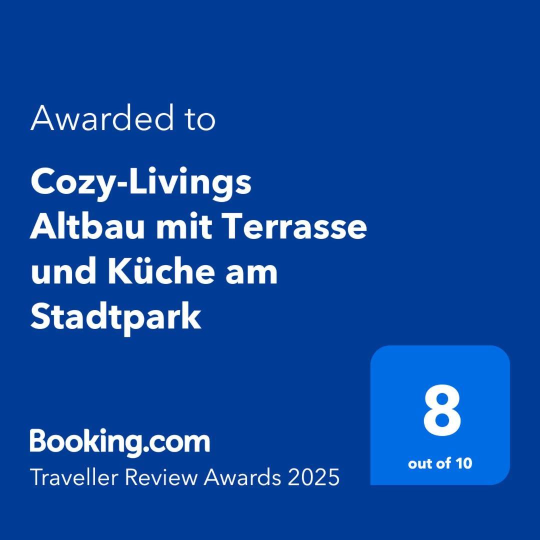 Cozy-Livings Altbau Mit Terrasse Und Kueche Am Stadtpark Bad Nauheim Exteriör bild